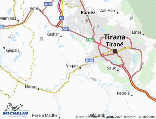 MICHELIN Prush map - ViaMichelin