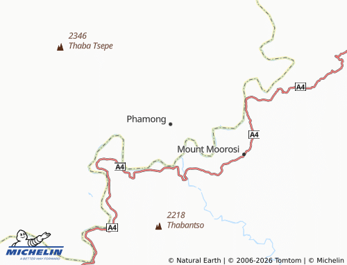 Carte MICHELIN Phamong Ha Letsie - ViaMichelin