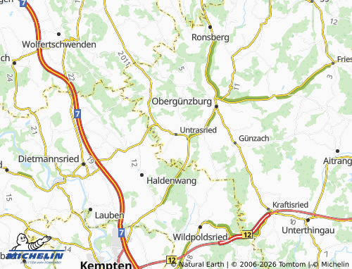 Mappa MICHELIN Untrasried - ViaMichelin