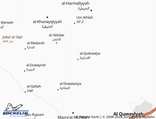 MICHELIN-Landkarte al-Qudrawiya - ViaMichelin