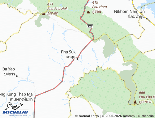 Mapa MICHELIN Pha Suk - ViaMichelin