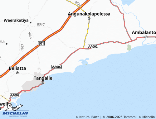 MICHELIN Wella Odaya map - ViaMichelin