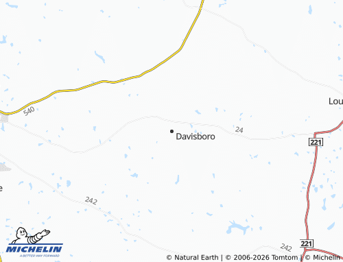 Carte MICHELIN Davisboro - ViaMichelin