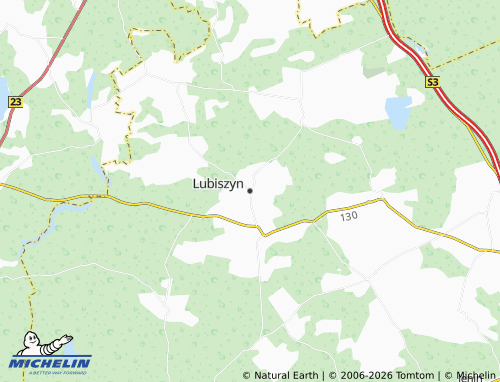 MICHELIN Lubiszyn map - ViaMichelin