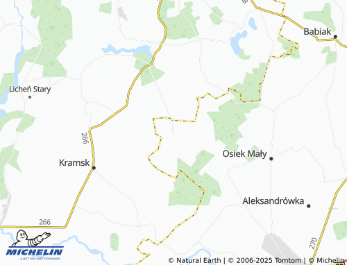 MICHELIN Łuczywno map - ViaMichelin