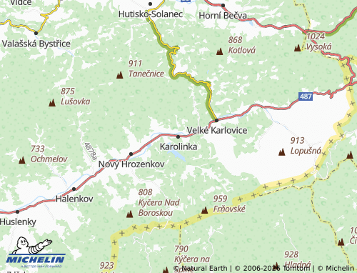 Mappa MICHELIN Karolinka - ViaMichelin