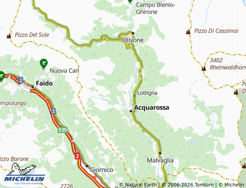 Mapa MICHELIN Castro - ViaMichelin