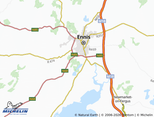 Mappa MICHELIN Cahercalla Beg - ViaMichelin