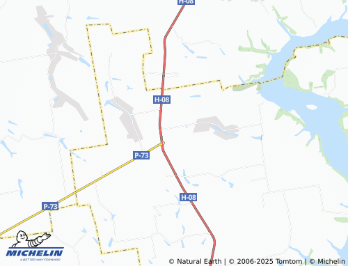 MICHELIN Dniprovi Khvyli map - ViaMichelin