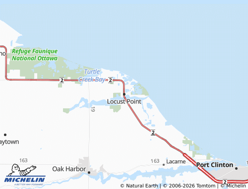 Mapa MICHELIN Locust Point - ViaMichelin