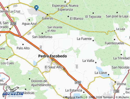 Mappa MICHELIN Guadalupe Septién - ViaMichelin
