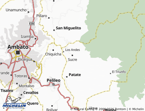 Mappa MICHELIN Sucre - ViaMichelin