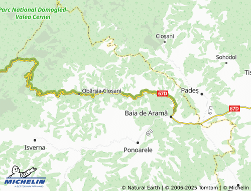 MICHELIN Stănești map - ViaMichelin