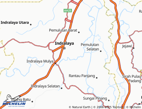 MICHELIN Talang Aur map - ViaMichelin