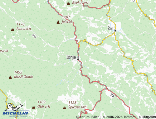 Carte MICHELIN Idrija - ViaMichelin