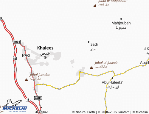 MICHELIN-Landkarte al-Humayrat - ViaMichelin