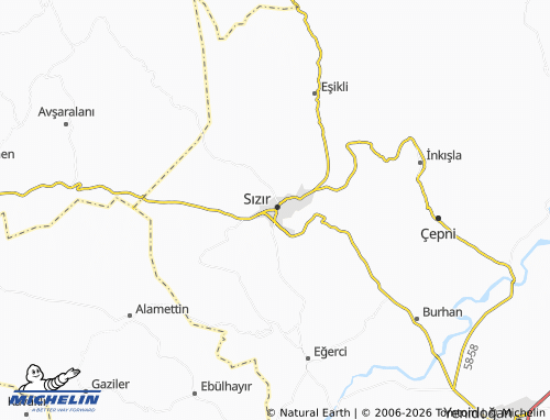 Mappa MICHELIN Subaşı - ViaMichelin