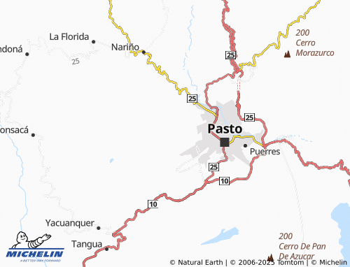 MICHELIN Lirios map - ViaMichelin