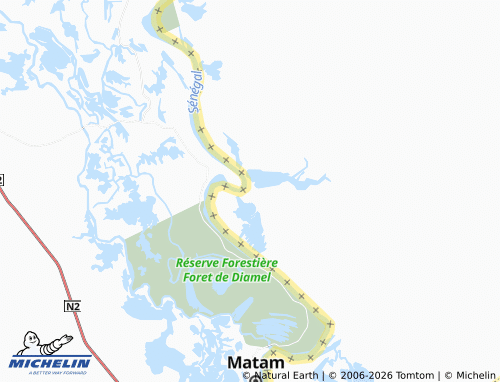 Mappa MICHELIN Koundel Réo - ViaMichelin