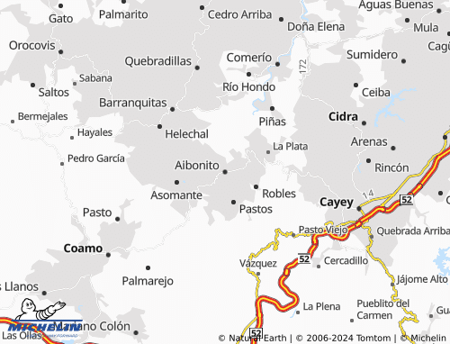 Mapa MICHELIN Aibonito - ViaMichelin