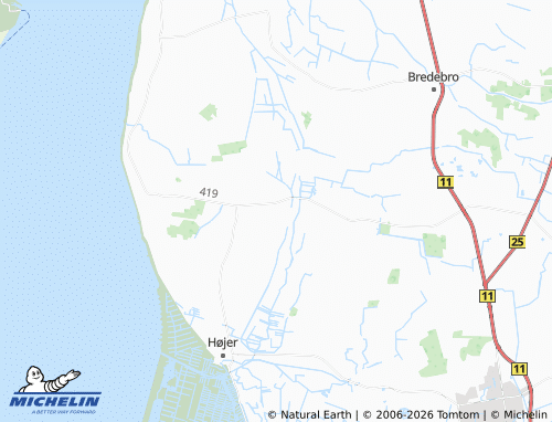Mapa MICHELIN Nørre Sejerslev - ViaMichelin