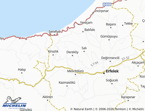 Mappa MICHELIN Dereköy - ViaMichelin