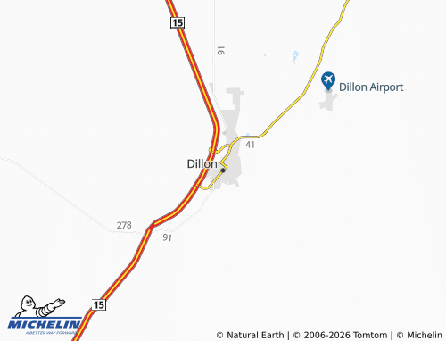 Mappa MICHELIN Dillon - ViaMichelin