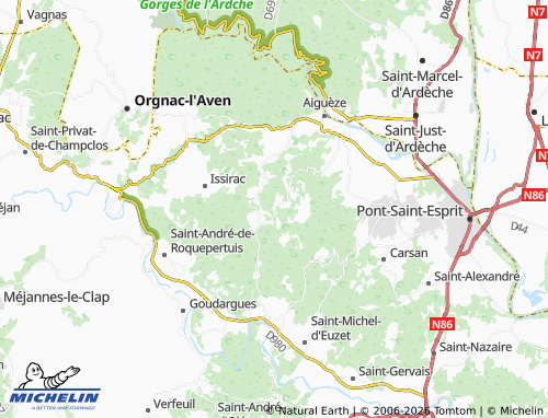 Carte MICHELIN Salazac - ViaMichelin