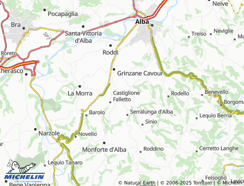 MICHELIN-Landkarte Sorano - ViaMichelin