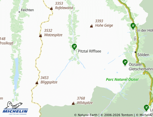 MICHELIN Mittelberg map - ViaMichelin