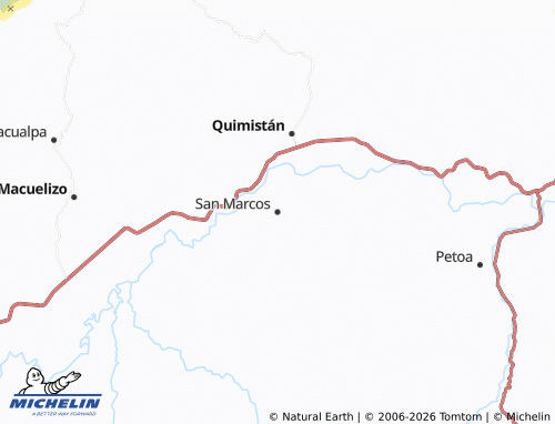 Mappa MICHELIN San Marcos - ViaMichelin