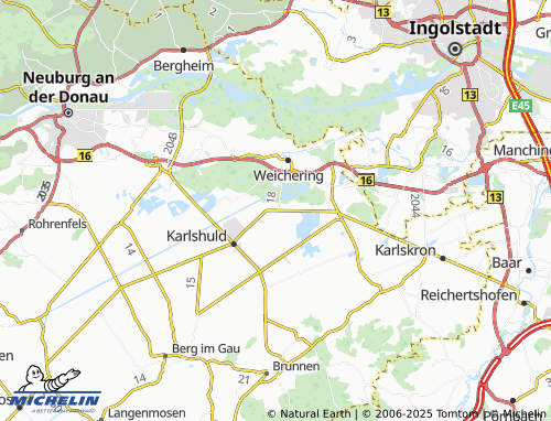MICHELIN Neuschwetzingen map - ViaMichelin
