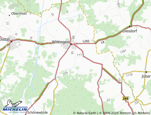 MICHELIN Kakerbeck map - ViaMichelin