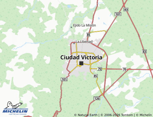 Mappa MICHELIN La Escondida - ViaMichelin
