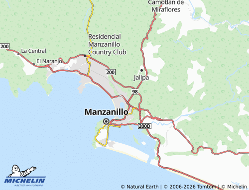 Mappa MICHELIN Océano - ViaMichelin