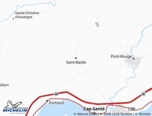 Carte MICHELIN Saint-Basile - ViaMichelin
