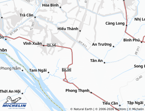 Mapa MICHELIN Thông Hòa - ViaMichelin