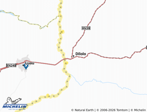 Mappa MICHELIN Dilolo - ViaMichelin