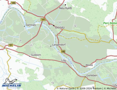 MICHELIN Baarz map - ViaMichelin