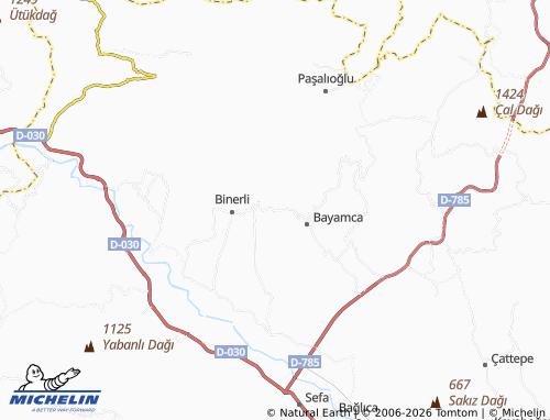 MICHELIN Marufalınca map - ViaMichelin