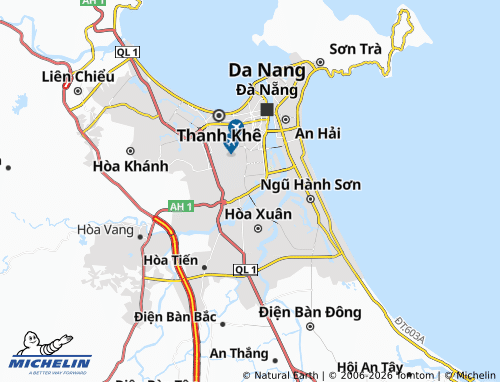 Mapa MICHELIN Khuê Trung - ViaMichelin