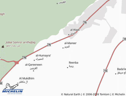 MICHELIN-Landkarte al-Mareer - ViaMichelin