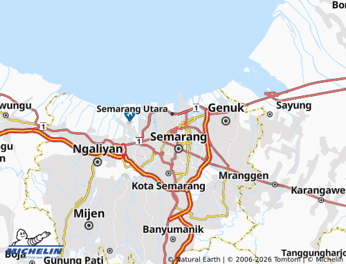 Mapa MICHELIN Pandansari - ViaMichelin