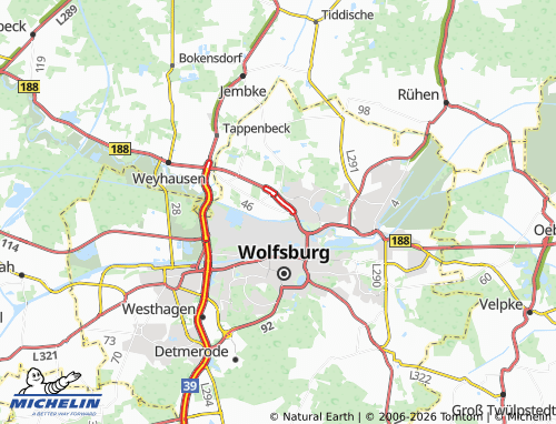 MICHELIN Kästorf map - ViaMichelin