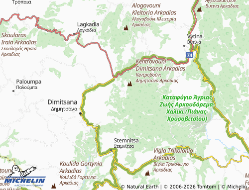 MICHELIN Rados map - ViaMichelin