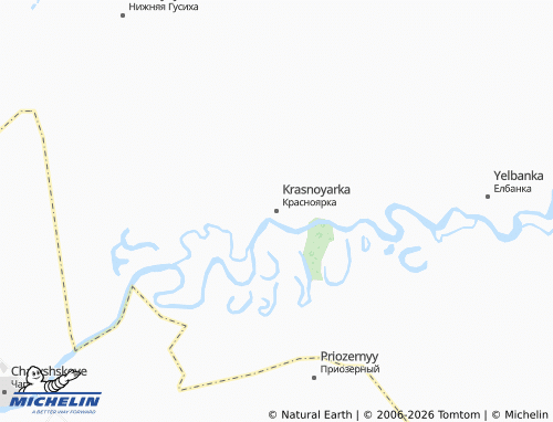 MICHELIN-Landkarte Krasnoyarka - ViaMichelin