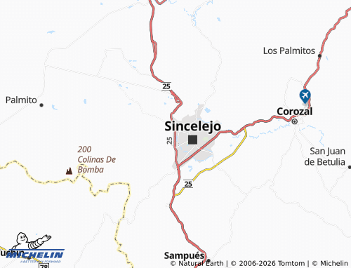 MICHELIN Vallejo map - ViaMichelin