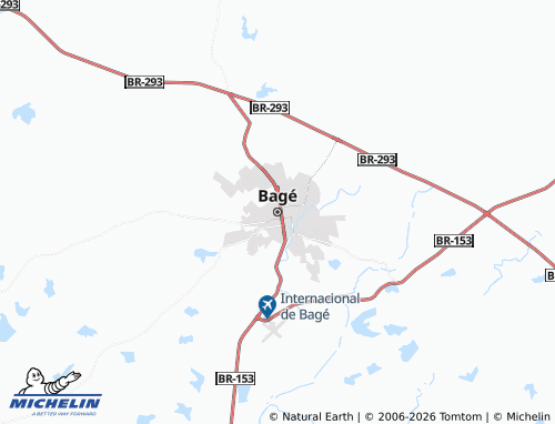 MICHELIN Bagé map - ViaMichelin