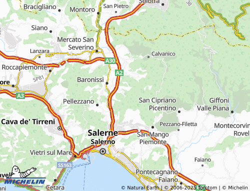 MICHELIN Fusara map - ViaMichelin