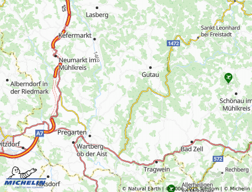 MICHELIN-Landkarte Guttenbrunn - ViaMichelin